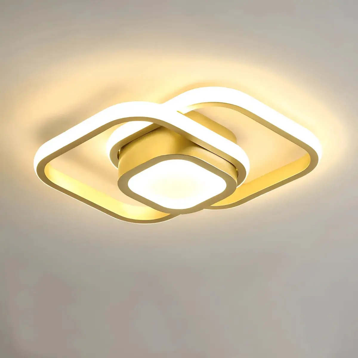Lustre Pendente Dourado