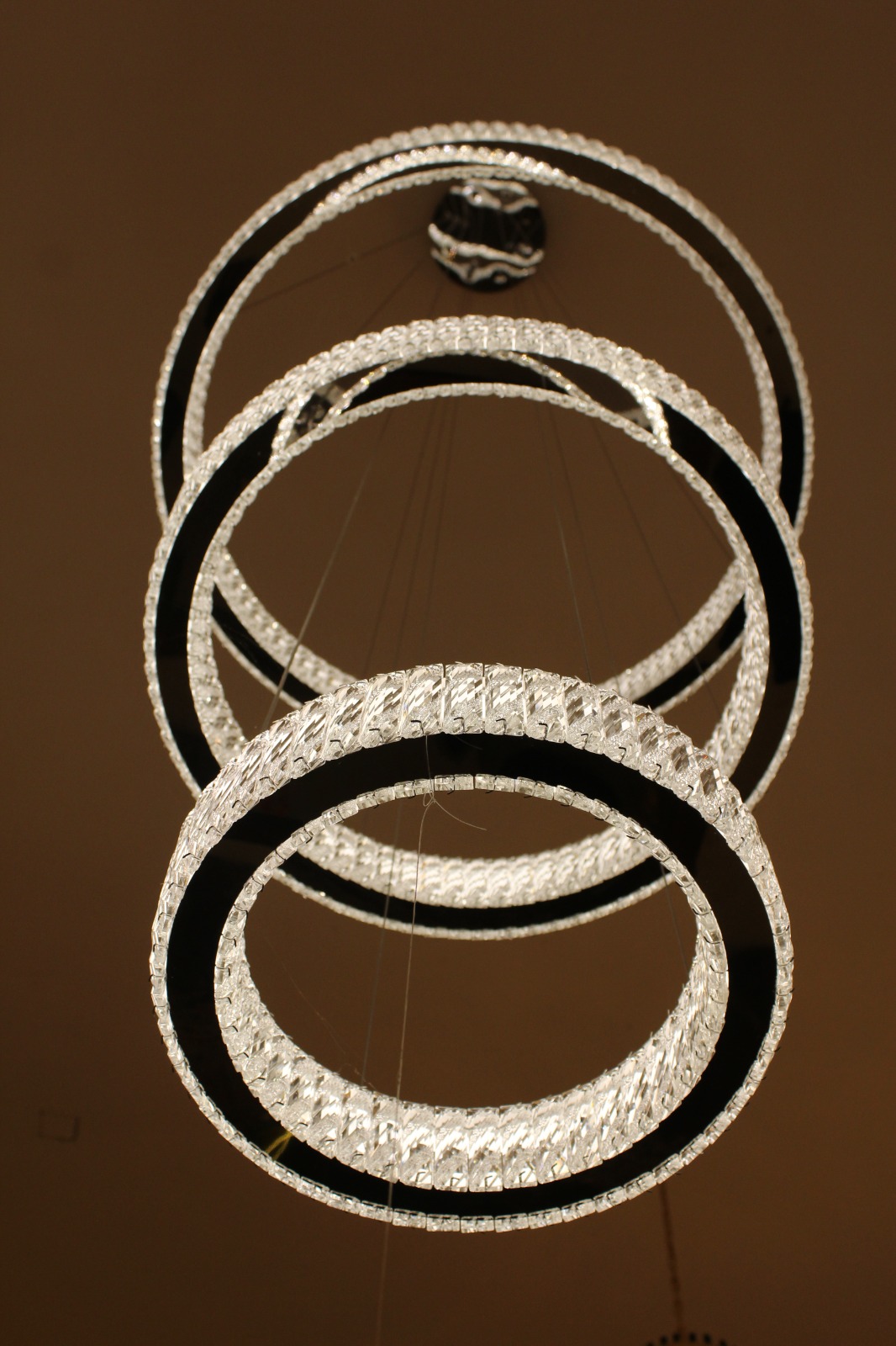 Pendente Anéis De Cristal